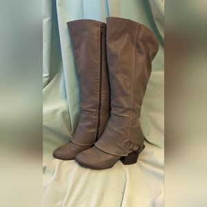 Gray Fergalicious Boots
